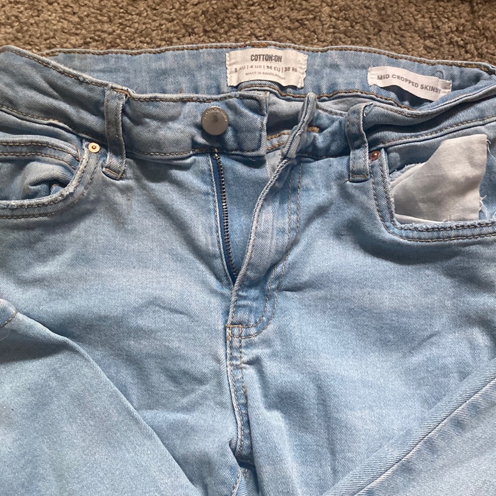 Womens cotton on skinny jeans